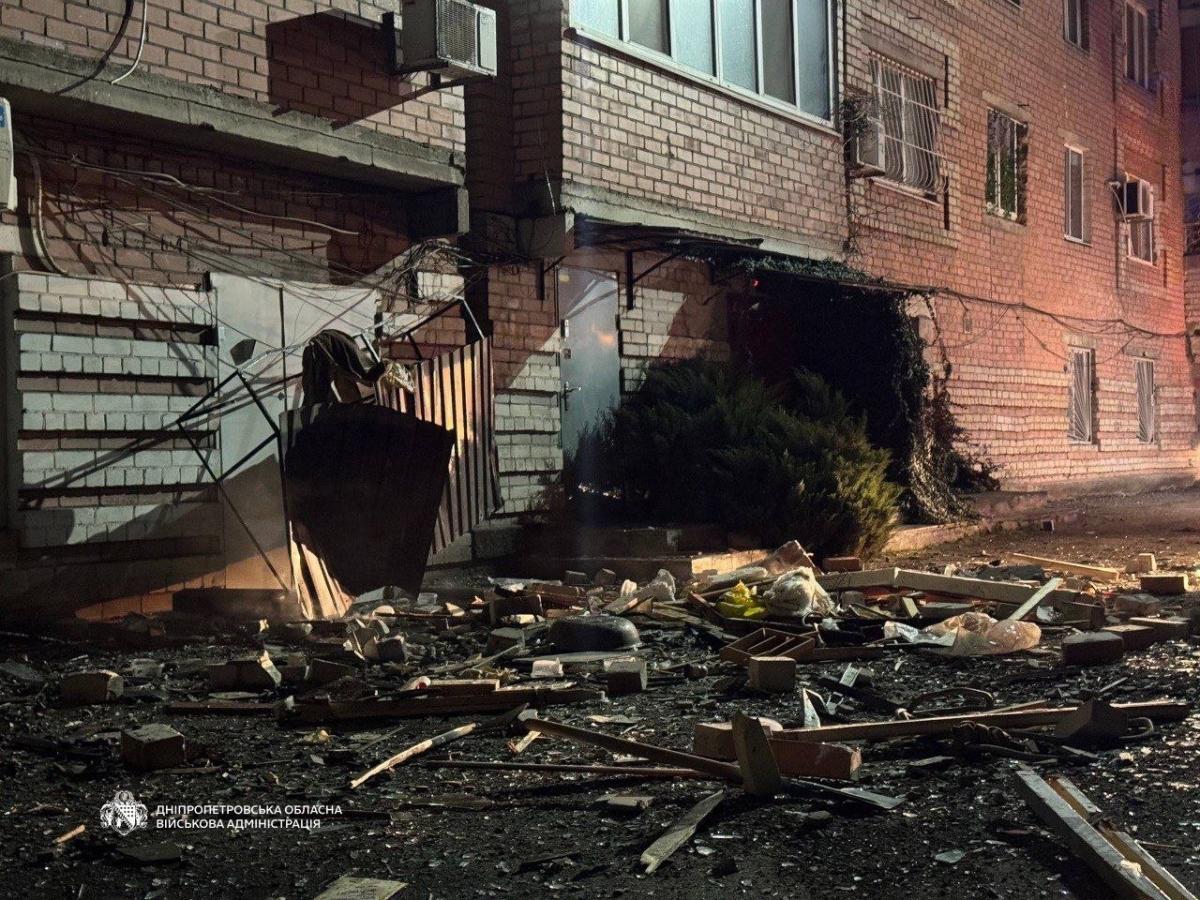 Наслідки атаки на Дніпро в ніч проти 23 квітня 2026