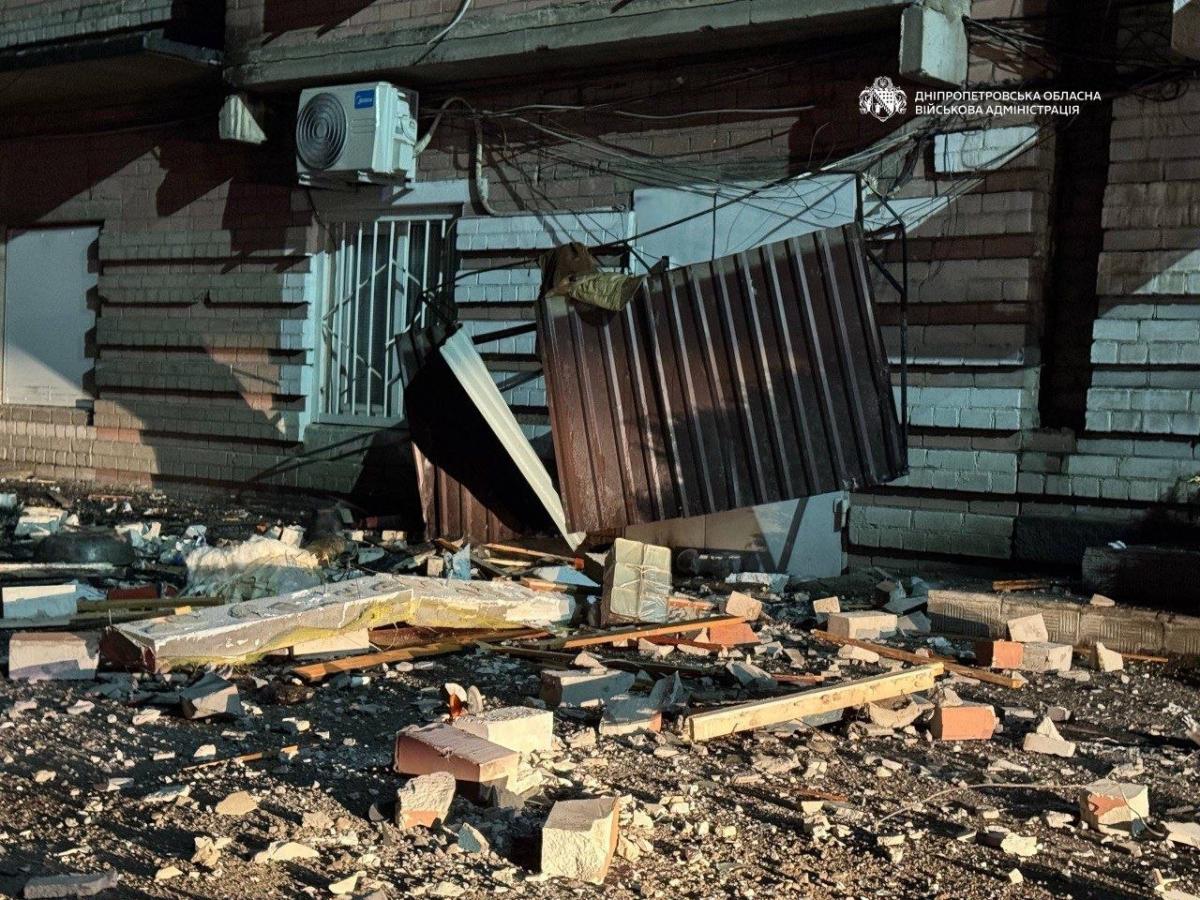 Наслідки атаки на Дніпро в ніч проти 23 квітня 2026