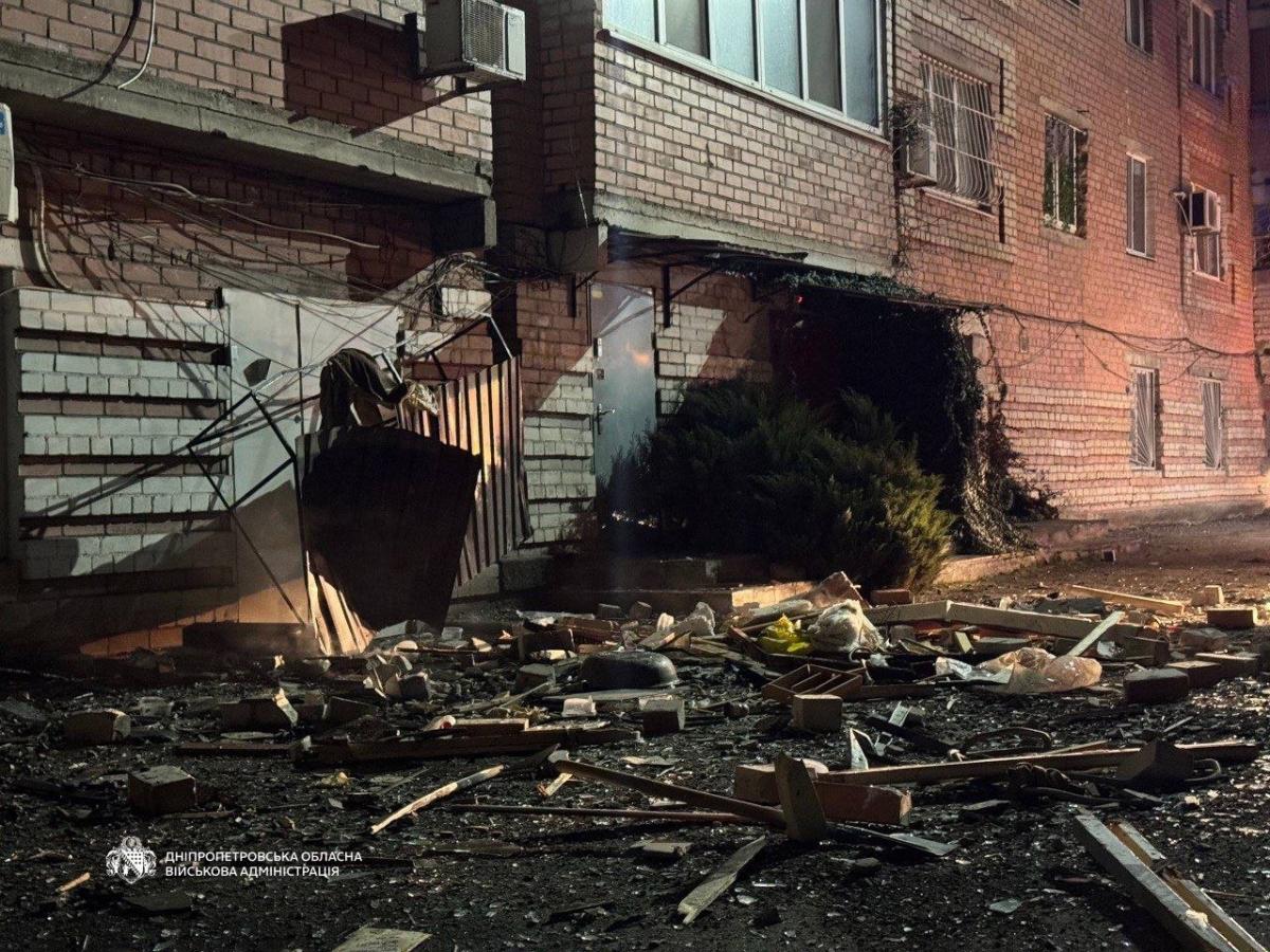 Наслідки атаки на Дніпро в ніч проти 23 квітня 2026