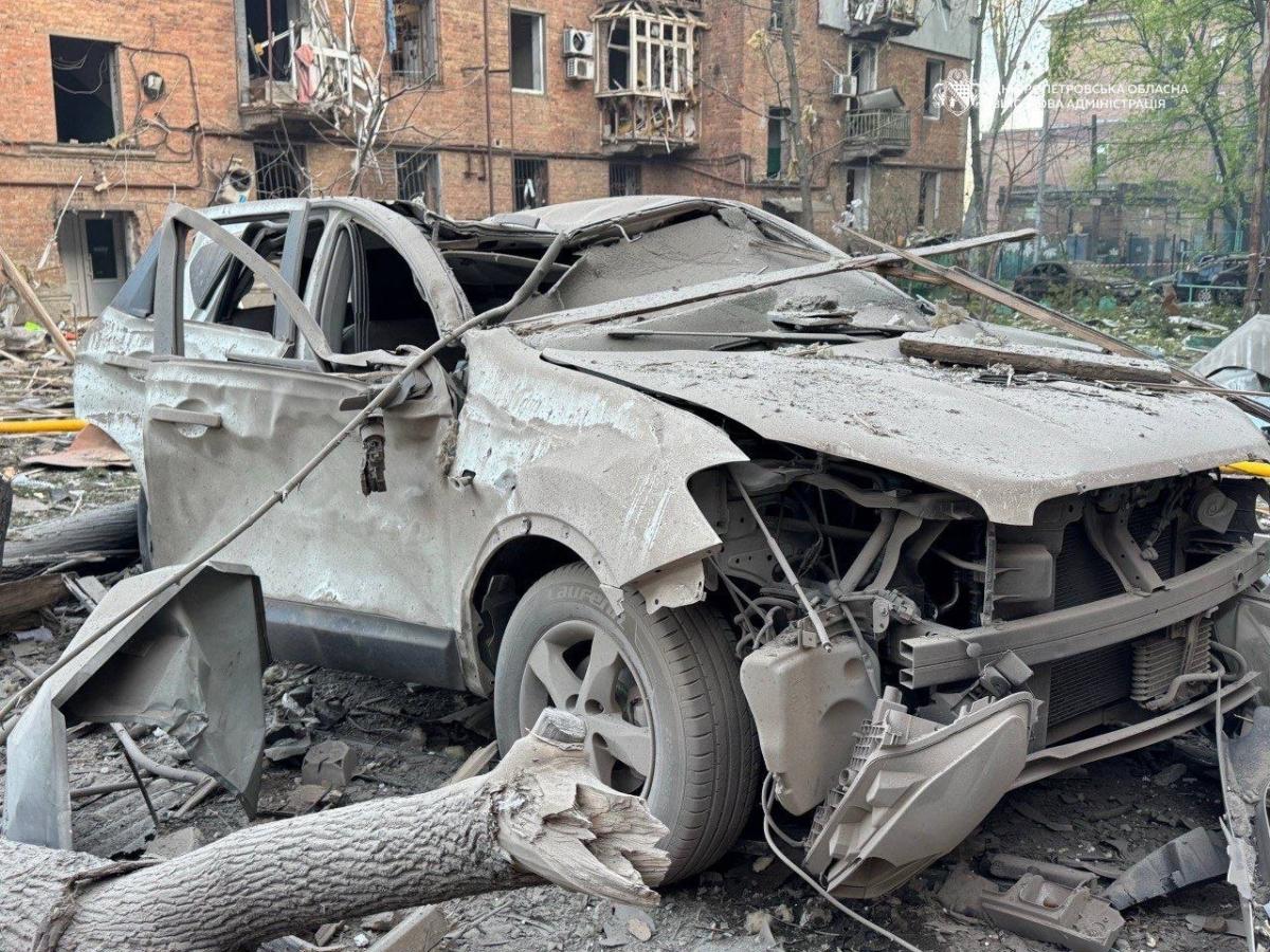 Наслідки масованого удару по Дніпру 25 квітня