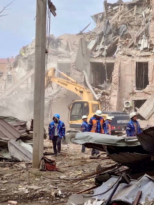 Наслідки масованого удару по Дніпру 25 квітня