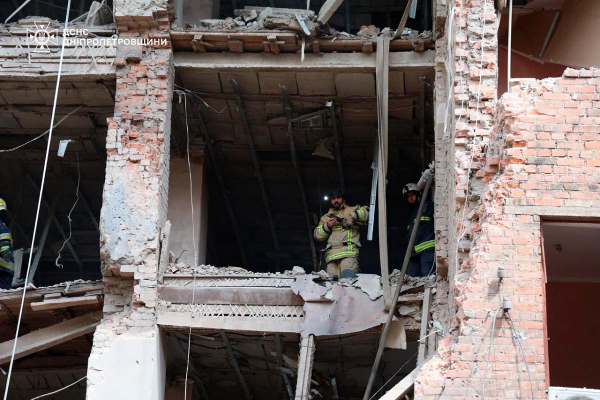 Наслідки масованого удару по Дніпру 25 квітня