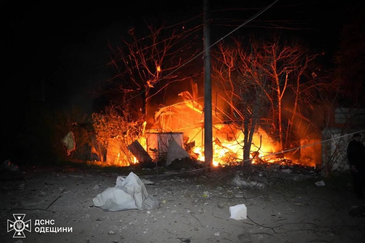 Наслідки удару по Одеській області 26 квітня