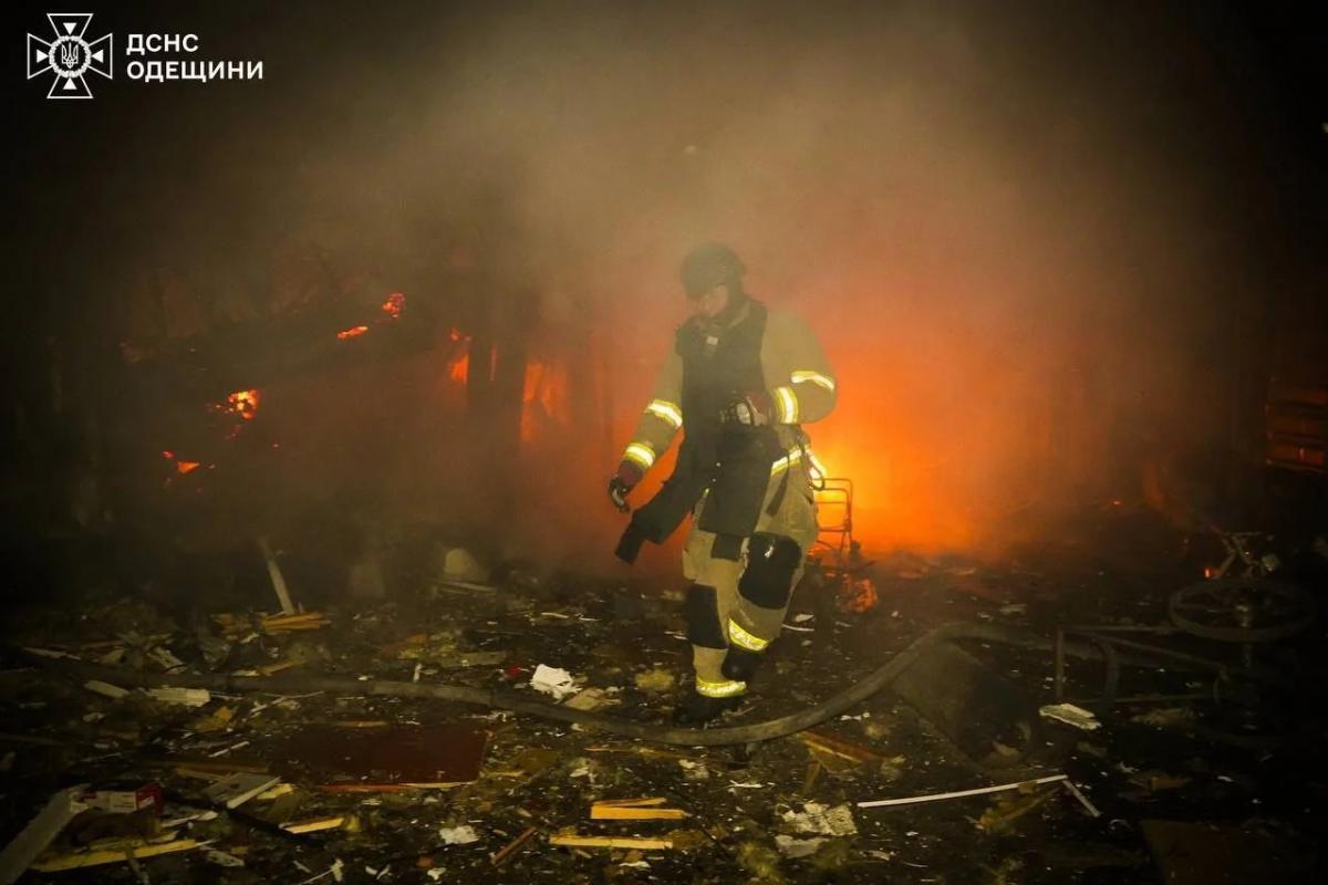 Наслідки удару по Одеській області 26 квітня