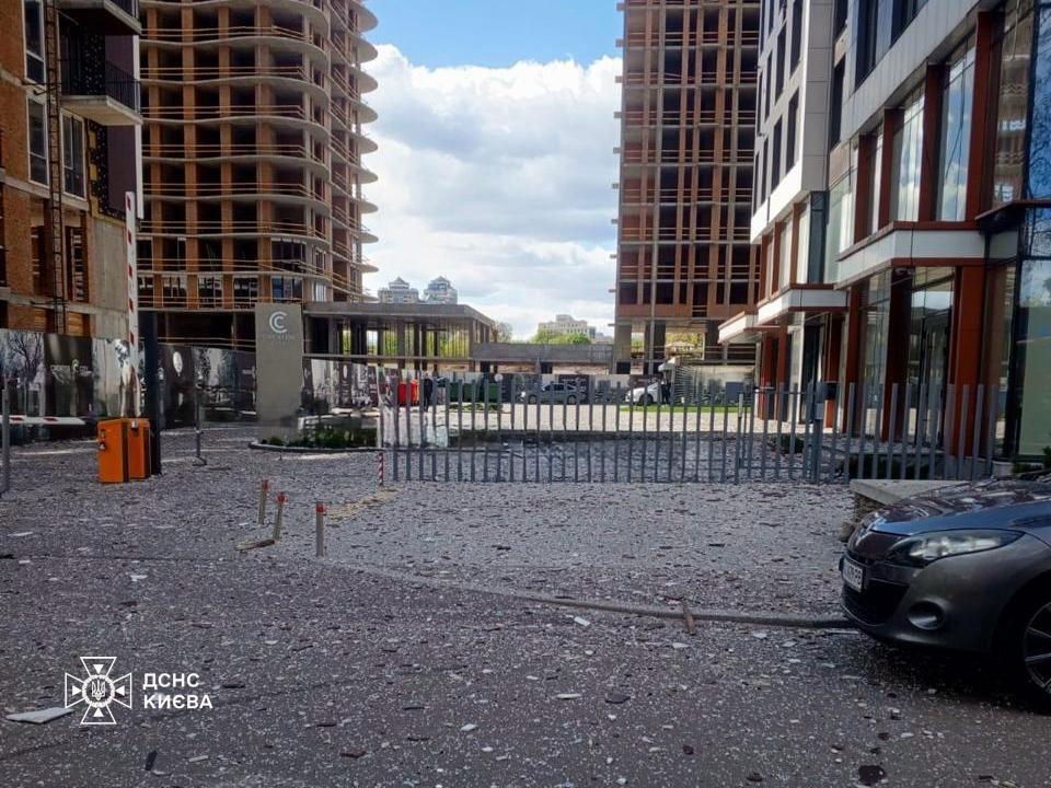 Наслідки атаки РФ на Київ 28 квітня