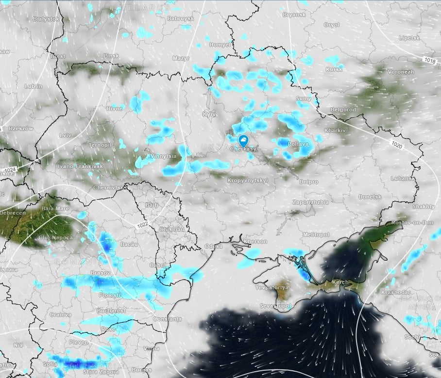 Прогноз погоди в Черкаській області на 29 і 30 квітня