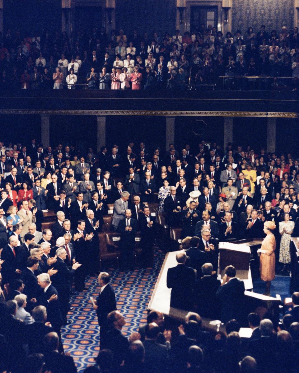 Єлизавета II у Конгресі США 