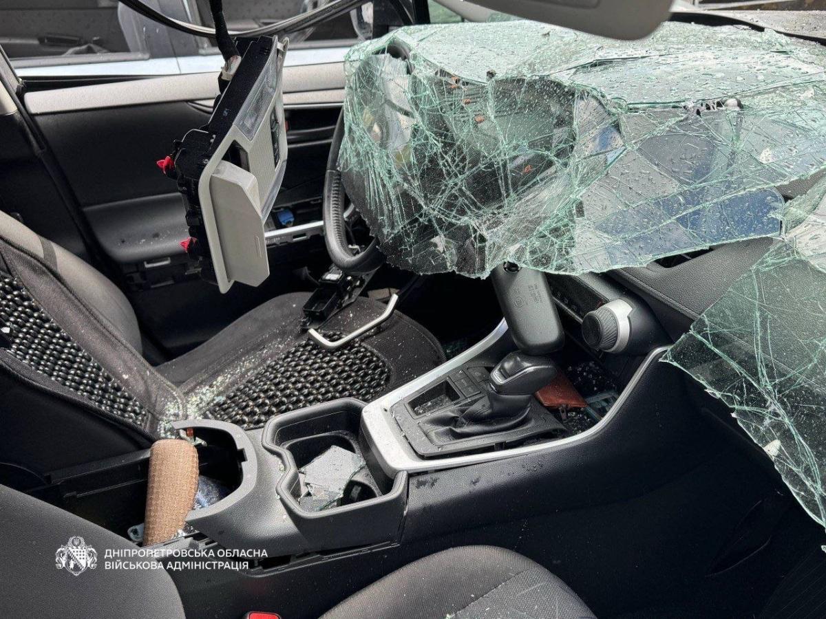 Последствия удара по Днепру 30 апреля