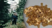 Внутри было золото: туристы открыли банку 100-летней давности