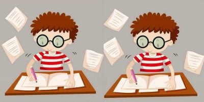 Тест на IQ: потрібно знайти 3 відмінності на зображенні хлопчика в окулярах за 18 с