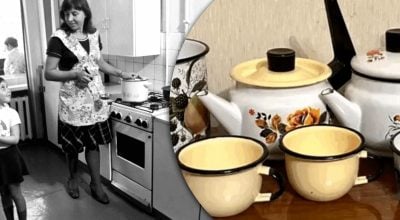 Секрет емальованого посуду в СРСР: навіщо на ньому робили чорний обідок