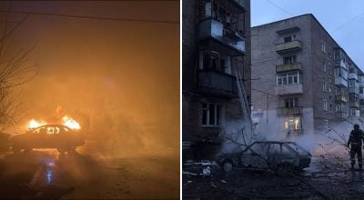 РФ атаковала Конотоп в Страстную пятницу: "прилеты" и пожары в жилом доме и админздании