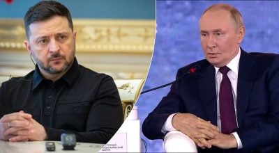 Путин, Зеленский 