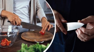 Ніж знову стане гострим за кілька хвилин: знадобиться лише звичайна скляна пляшка