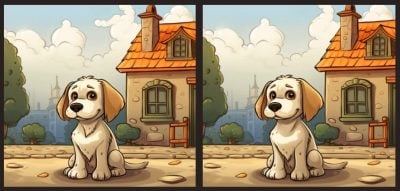 Тест на IQ: потрібно знайти 3 відмінності на зображенні собаки за 23 секунди