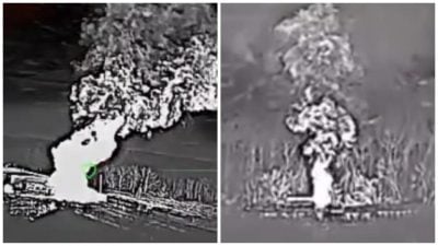 Потужні удари дронів: знищено ешелони РФ з паливом поблизу Луганська