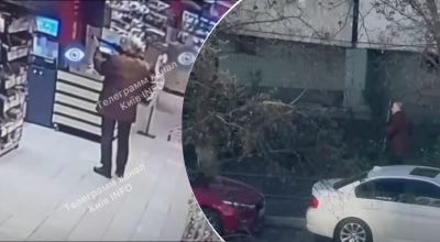 стрелок в Киеве 