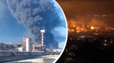 Над Туапсе в РФ - клубы черного дыма: дроны атаковали порт, горит НПЗ