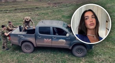 Дуа Ліпа придбала пікап для ЗСУ