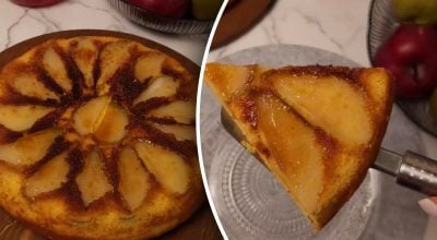 пирог с грушами