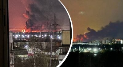 Дроны атаковали Ярославль: горит крупнейший НПЗ на севере России