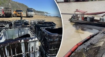 Росіяни "тонуть" у мазуті: як виглядає Туапсе після ударів українських БПЛА