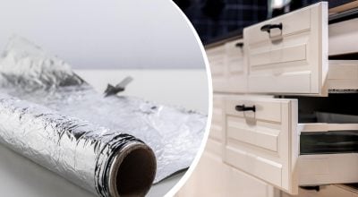 Кухонні ящики залишатимуться чистими місяцями: допоможе простий трюк з фольгою