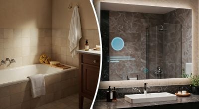 Маскує наліт та розводи: яку плитку обрати для ванної, щоб прибирати рідше