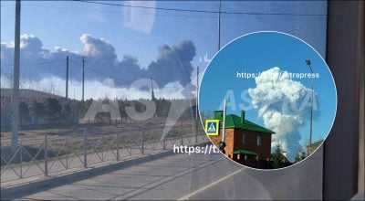 Під ударом — завод вибухових речовин: у Дзержинську після атаки БПЛА піднявся дим