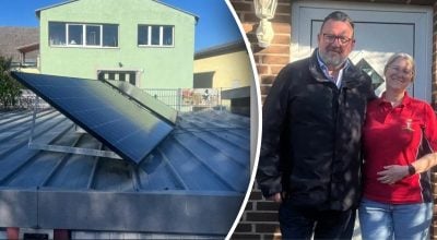 Мешканець Берліна (Німеччина) вирішив випробувати нову систему і почав із встановлення двох панелей