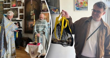 "Вигнати гріхи Голлівуду": співавтор оскароносного фільму про Путіна освятив статуетку