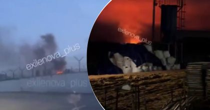 Потужні удари по РФ: порт у вогні, робота аеропортів була обмежена