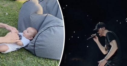 Іглесіас повністю показав свого молодшого сина та його невеличке досягнення