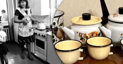 Секрет емальованого посуду в СРСР: навіщо на ньому робили чорний обідок