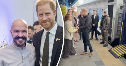 Борщ і форшмак: чим Ярославський пригостив принца Гаррі в Києві