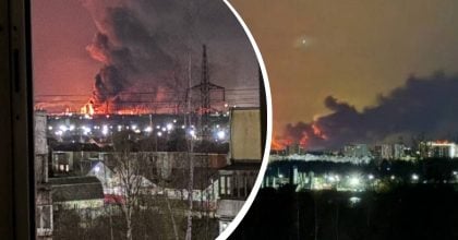 Дрони атакували Ярославль: палає найбільший НПЗ на півночі Росії