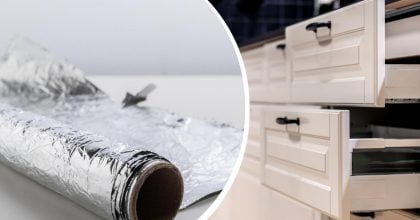У кухонних шухлядах буде чистота й ідеальний порядок: допоможе простий трюк з фольгою