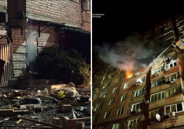 Удар РФ по жилому дому в Днепре: два человека погибли, восемь - ранены