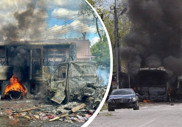 Россия атаковала Днепр: небо затянуло черным дымом, есть жертвы