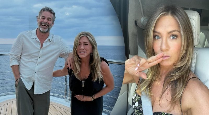 Перестала прятать: Энистон похвасталась нежными объятиями с бойфрендом