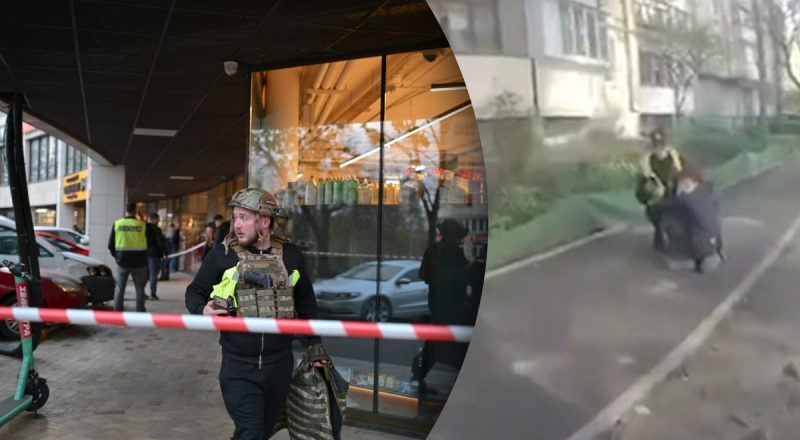 "Мене не рятуйте, допоможіть татові": опублікували відео з камер поліцейських, які втекли під час теракту в Києві