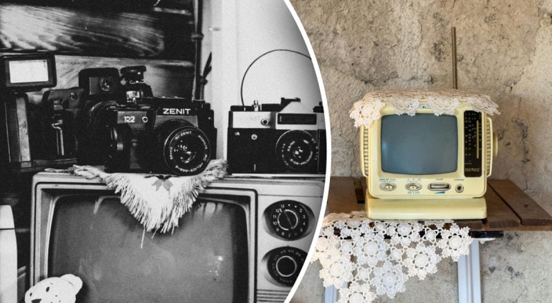 Пил, сонце чи захист від вибуху - чому в СРСР телевізори ховали під мереживо