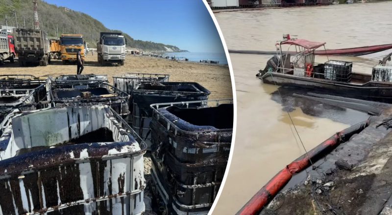 Росіяни "тонуть" у мазуті: як виглядає Туапсе після ударів українських БПЛА