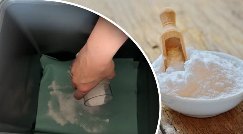 Что будет, если насыпать соду в мусорное ведро: результат удивит