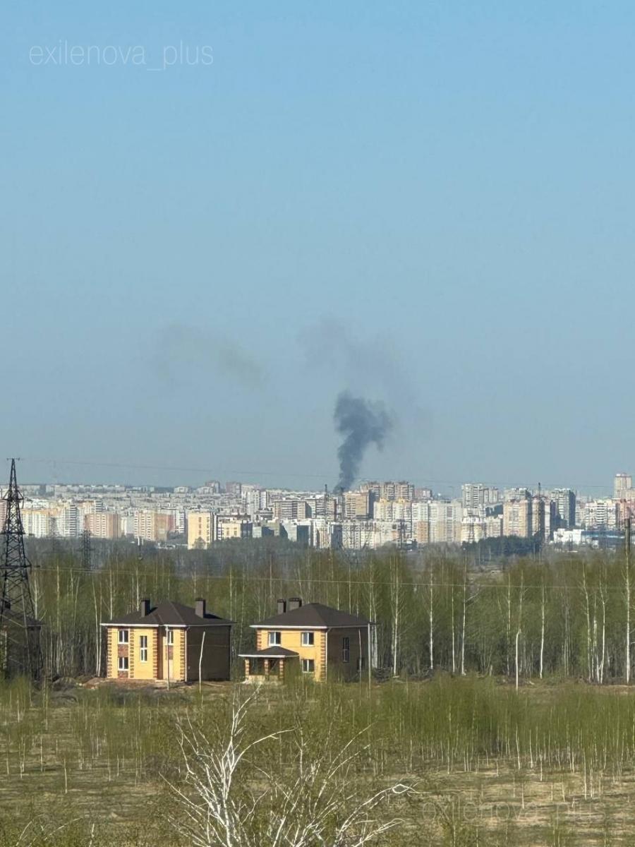 Над Чебоксарами піднявся дим після 