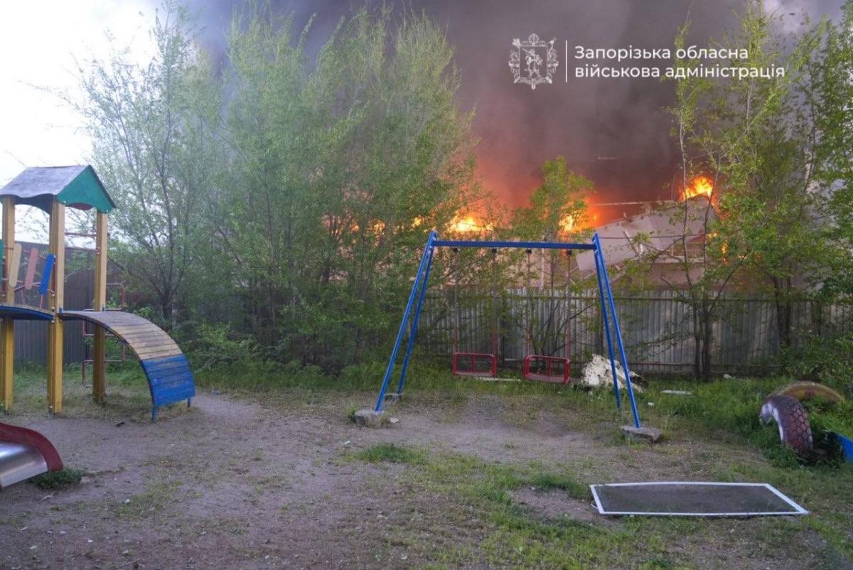 Удар по Запоріжжю 5 травня 
