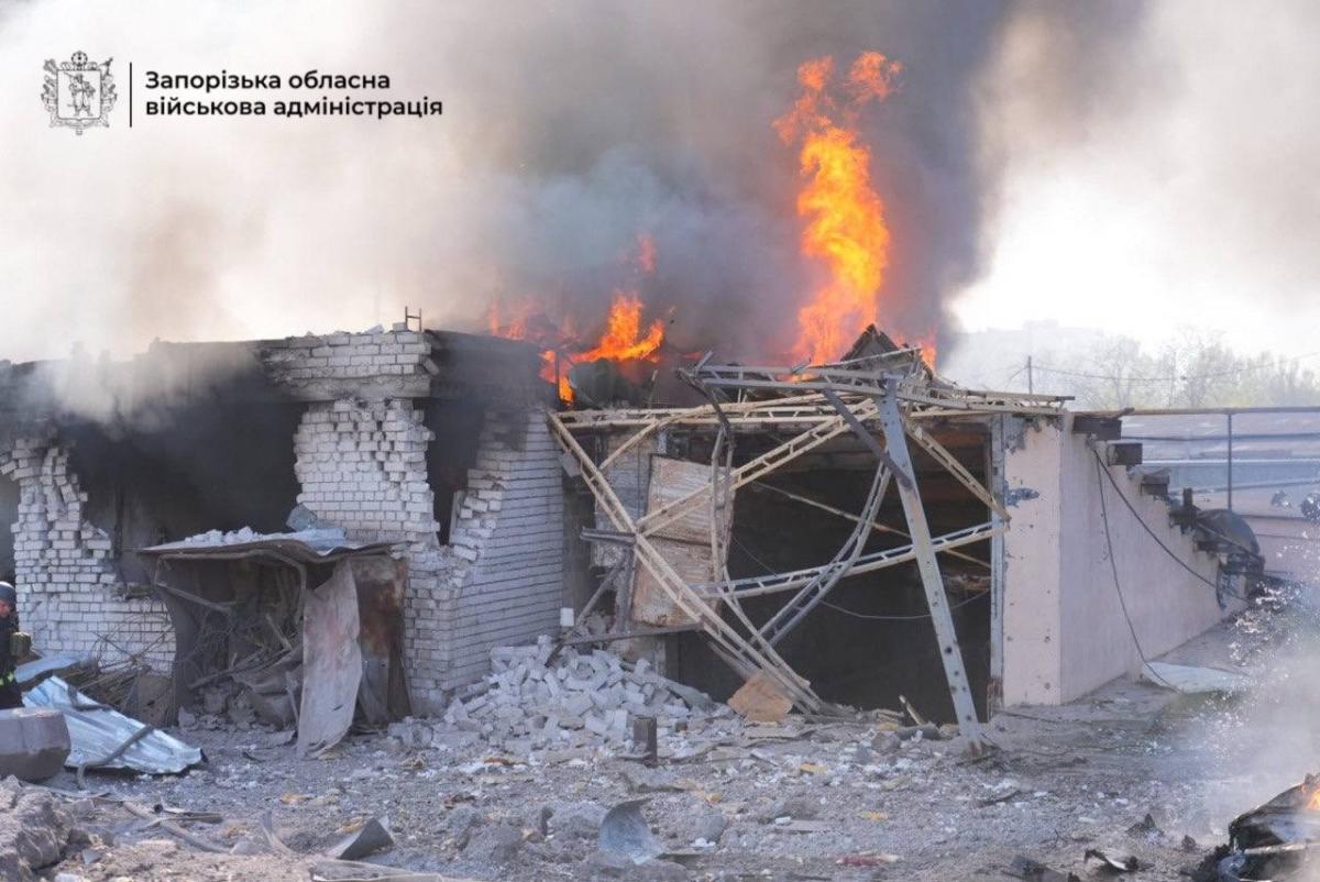 Удар по Запоріжжю 5 травня 