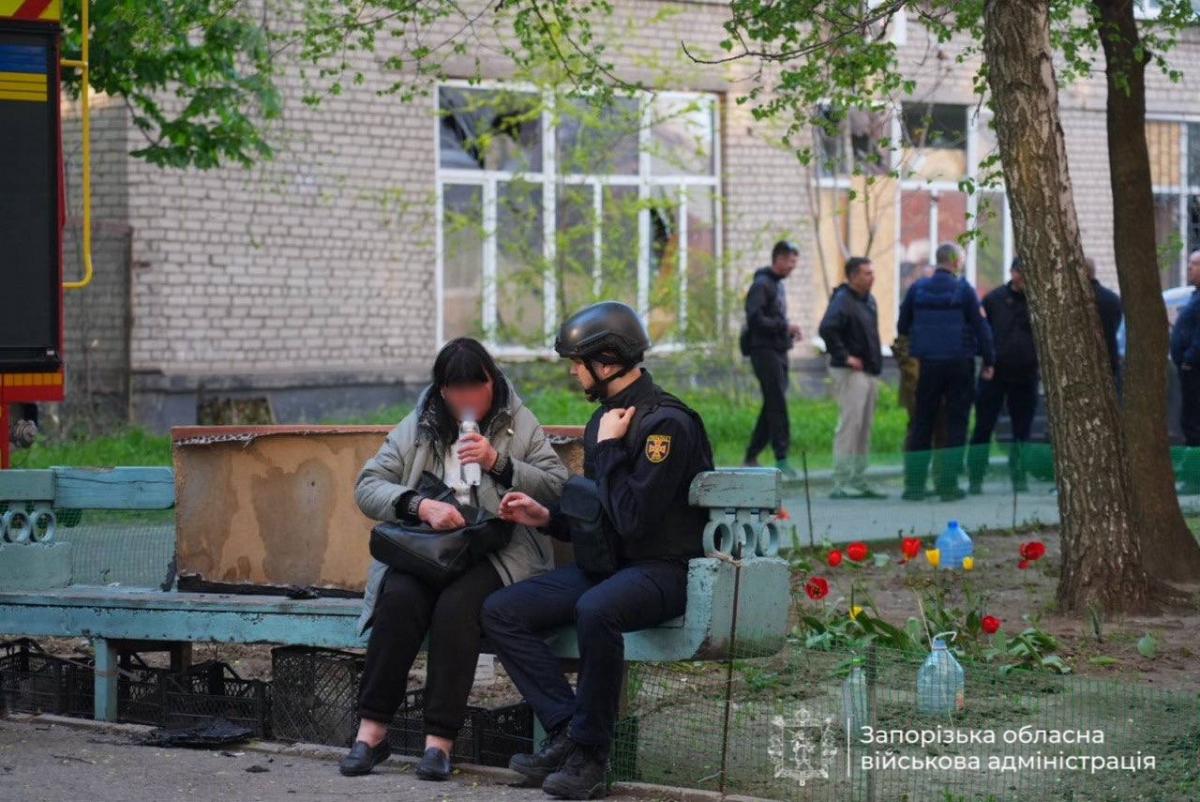 Удар по Запоріжжю 5 травня