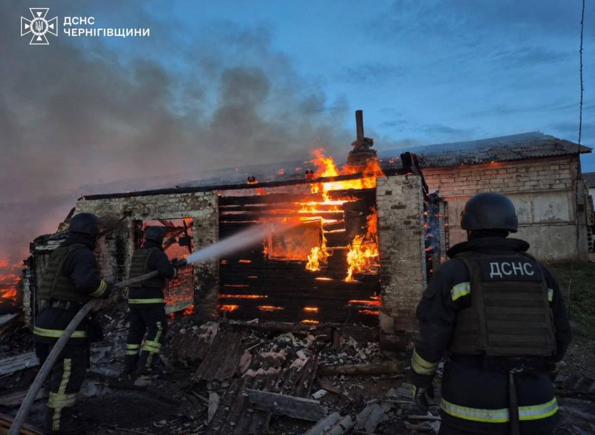 Наслідки атаки РФ на Чернігівщину 8 травня