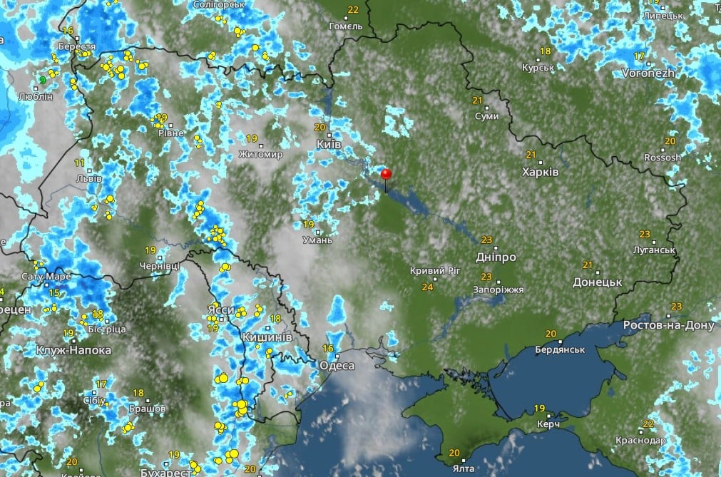Погода в Черкасской области 
